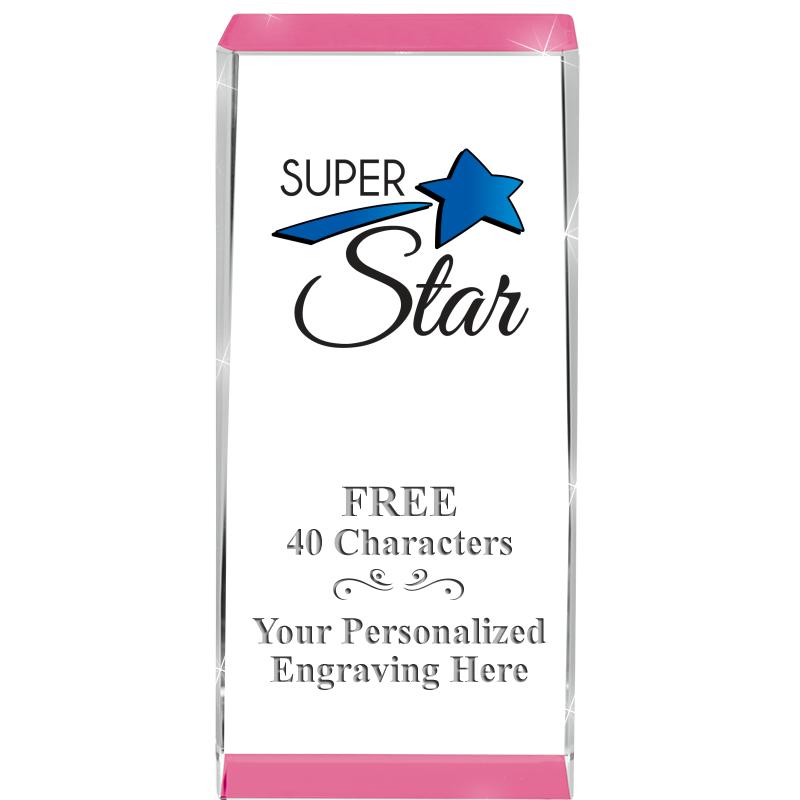 4.5" SPOTLIGHT PINK CRYSTAL