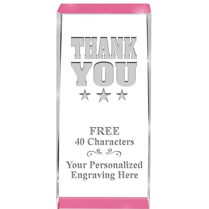 4.5" SPOTLIGHT PINK CRYSTAL