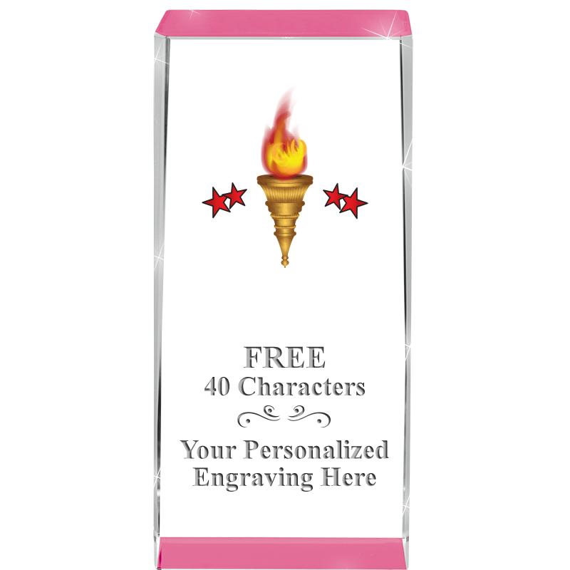 4.5" SPOTLIGHT PINK CRYSTAL