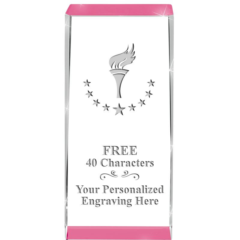 4.5" SPOTLIGHT PINK CRYSTAL