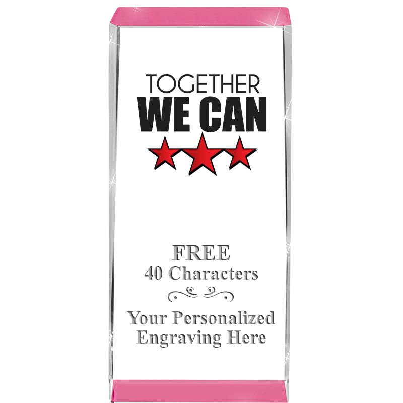 4.5" SPOTLIGHT PINK CRYSTAL