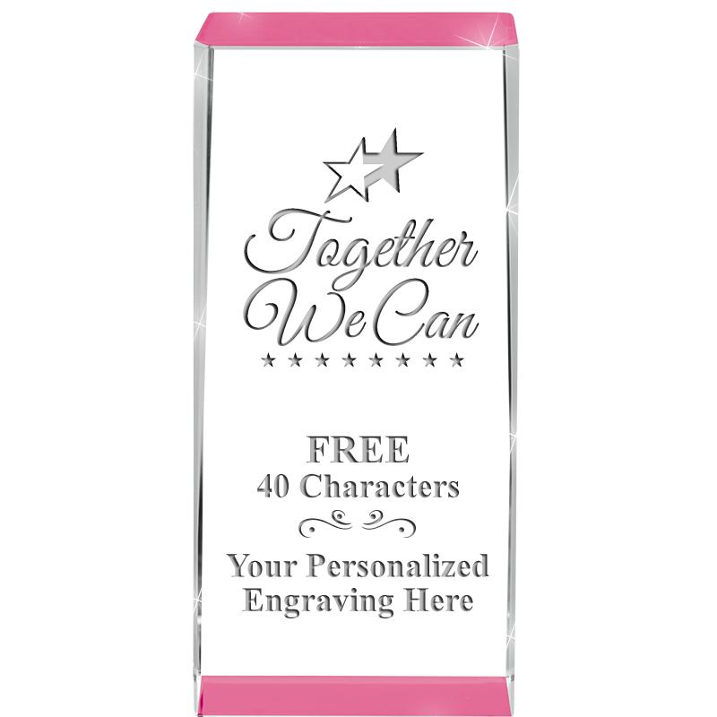 4.5" SPOTLIGHT PINK CRYSTAL