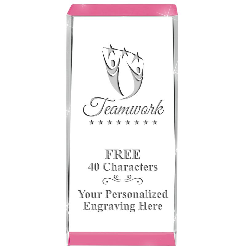 4.5" SPOTLIGHT PINK CRYSTAL