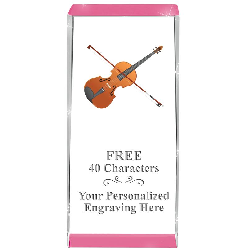 4.5" SPOTLIGHT PINK CRYSTAL