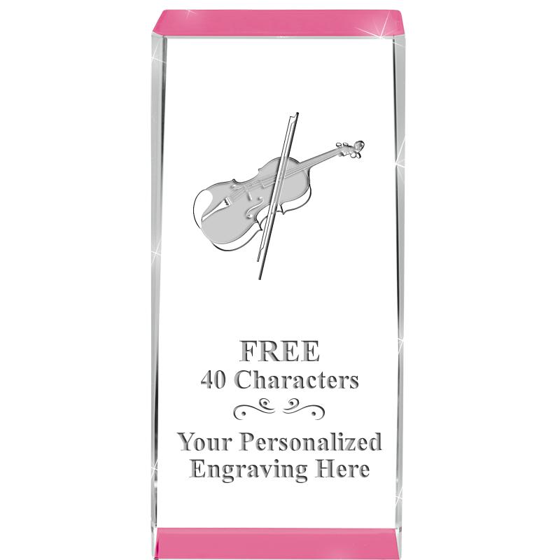 4.5" SPOTLIGHT PINK CRYSTAL