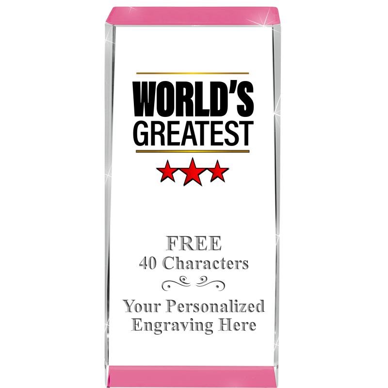 4.5" SPOTLIGHT PINK CRYSTAL