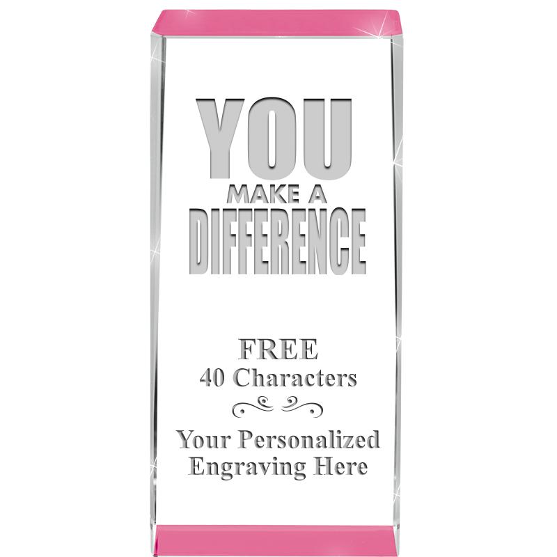 4.5" SPOTLIGHT PINK CRYSTAL