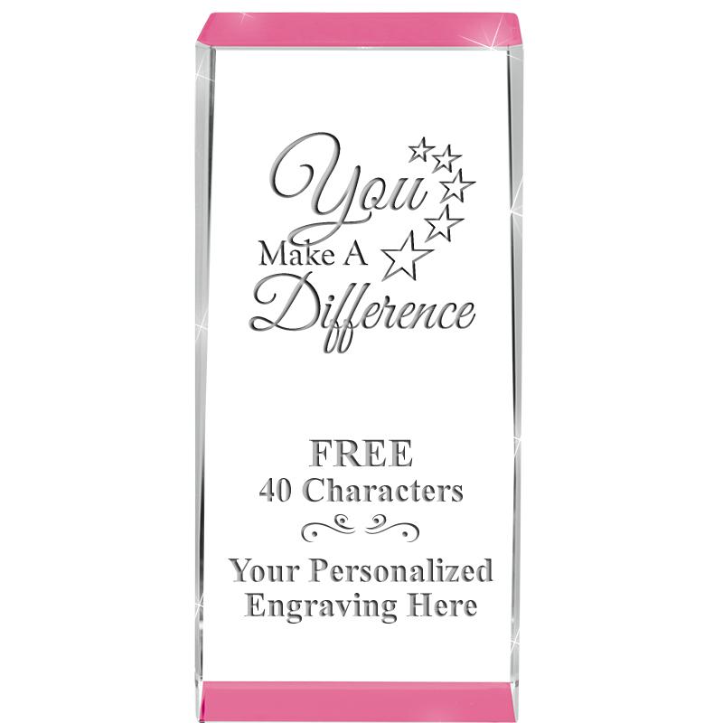 4.5" SPOTLIGHT PINK CRYSTAL