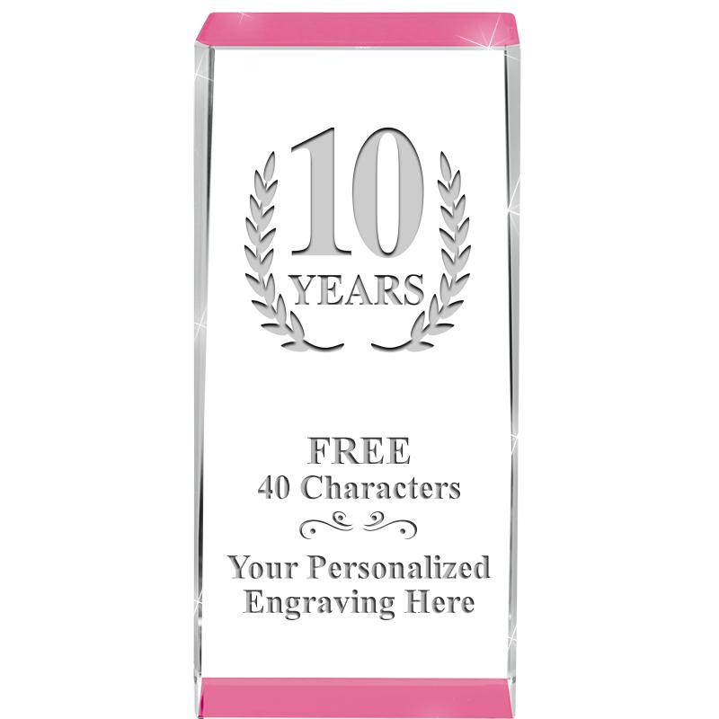 4.5" SPOTLIGHT PINK CRYSTAL