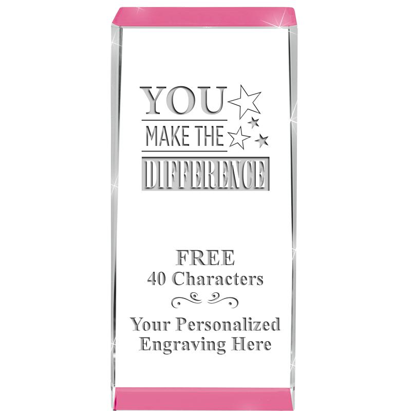 4.5" SPOTLIGHT PINK CRYSTAL