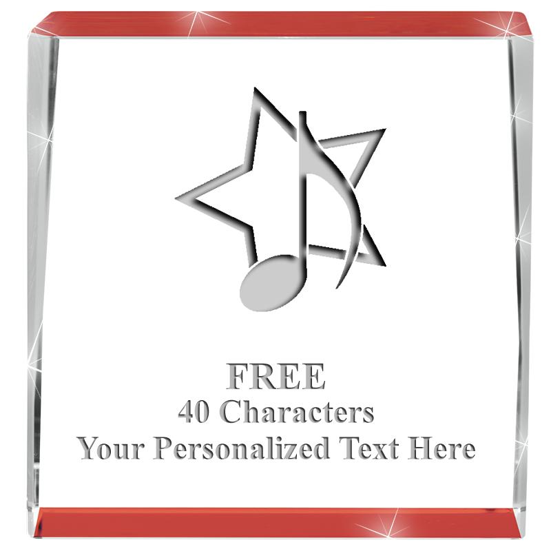 3" SPOTLIGHT RED CRYSTAL