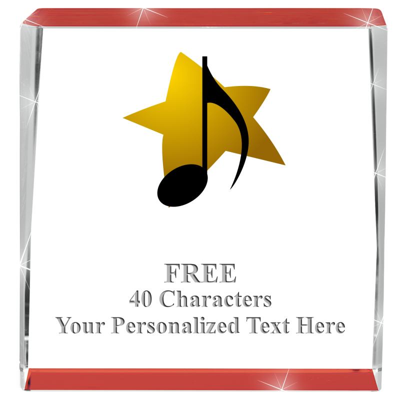 3" SPOTLIGHT RED CRYSTAL