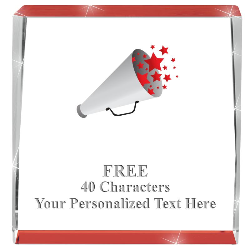 3" SPOTLIGHT RED CRYSTAL