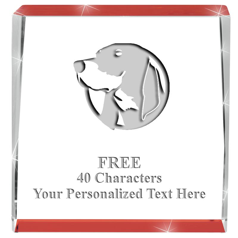 3" SPOTLIGHT RED CRYSTAL