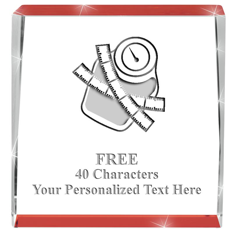 3" SPOTLIGHT RED CRYSTAL