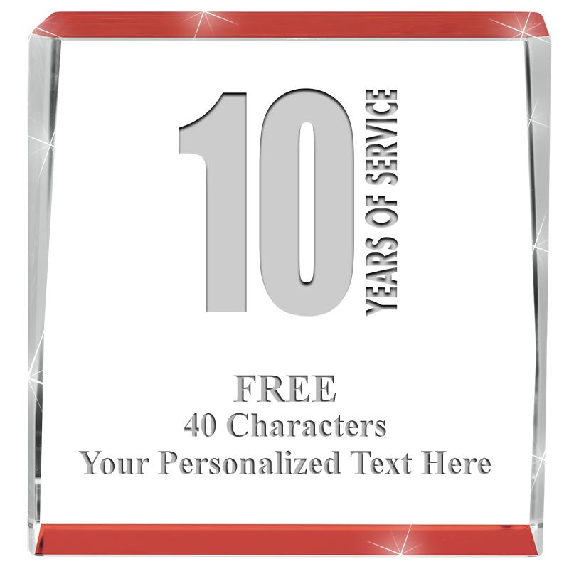 3" SPOTLIGHT RED CRYSTAL