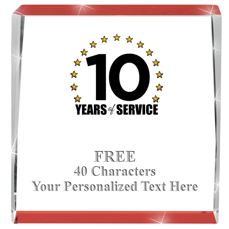 3" SPOTLIGHT RED CRYSTAL