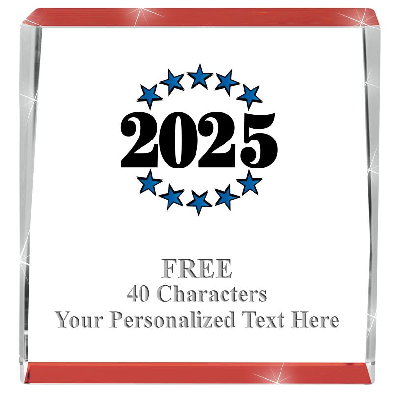 3" SPOTLIGHT RED CRYSTAL