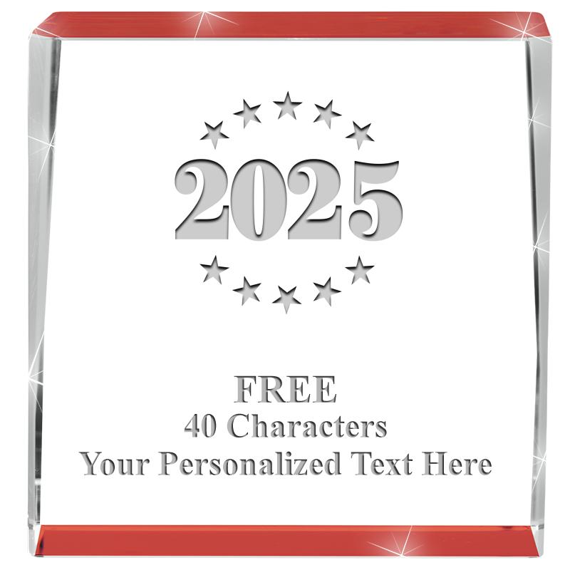 3" SPOTLIGHT RED CRYSTAL