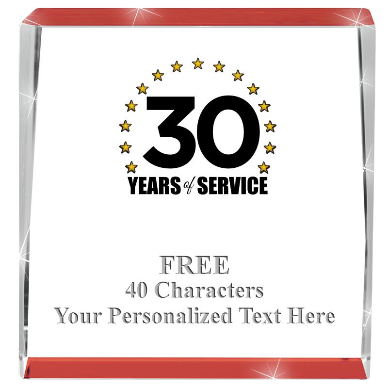 3" SPOTLIGHT RED CRYSTAL