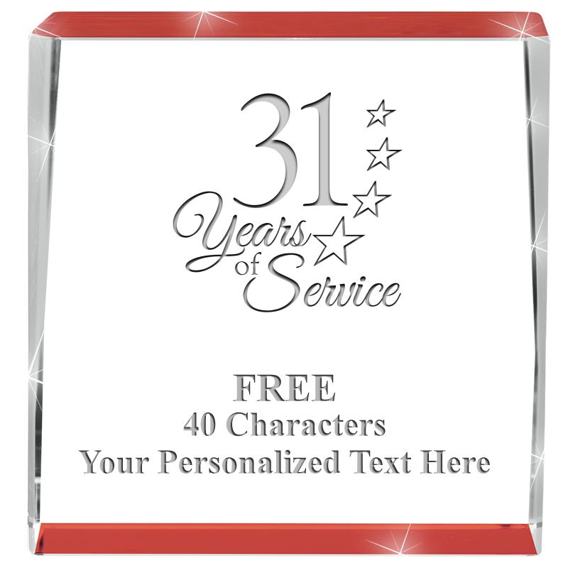 3" SPOTLIGHT RED CRYSTAL