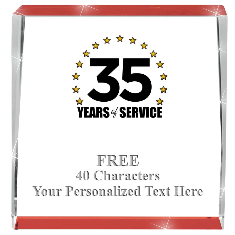 3" SPOTLIGHT RED CRYSTAL