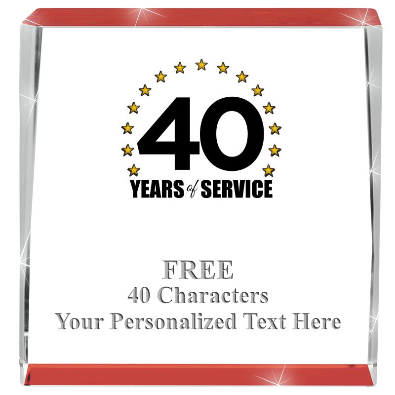 3" SPOTLIGHT RED CRYSTAL