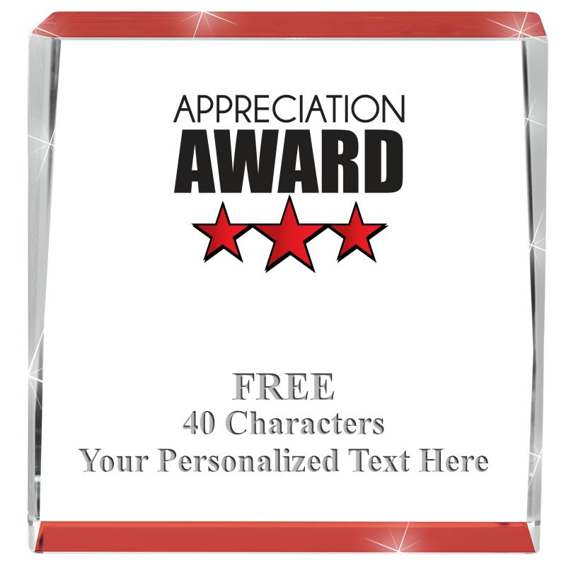 3" SPOTLIGHT RED CRYSTAL