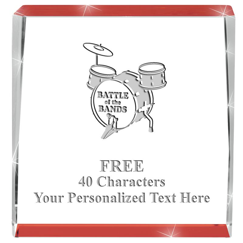 3" SPOTLIGHT RED CRYSTAL