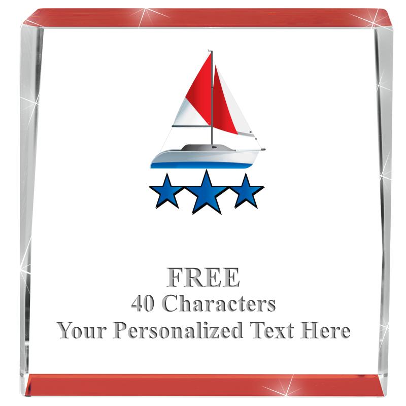 3" SPOTLIGHT RED CRYSTAL