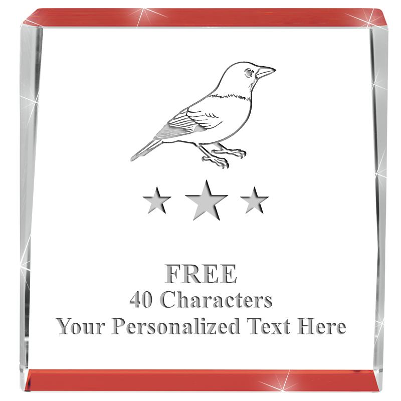 3" SPOTLIGHT RED CRYSTAL