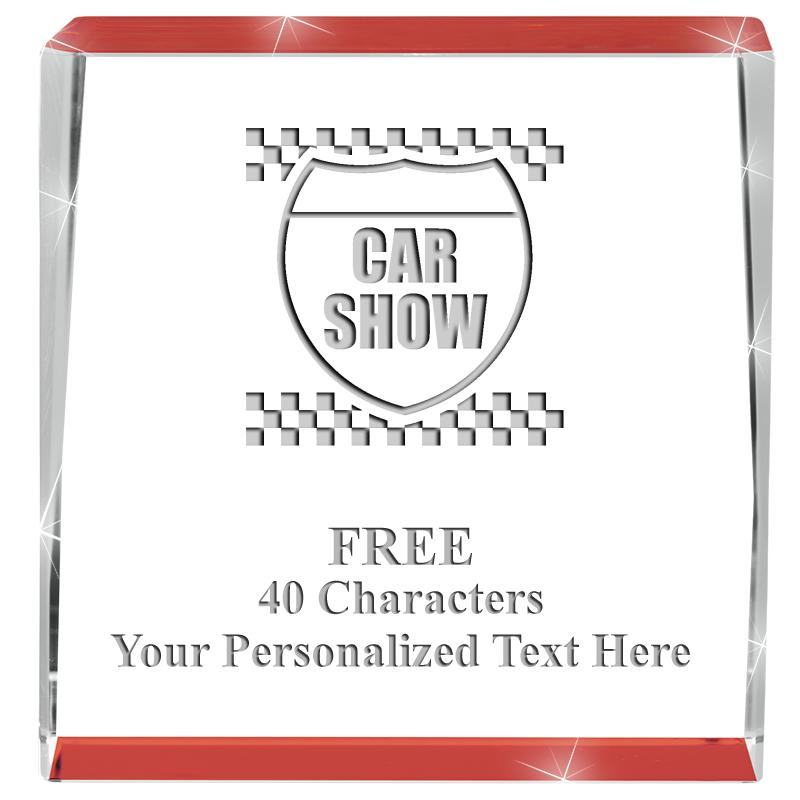 3" SPOTLIGHT RED CRYSTAL