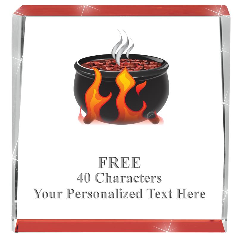 3" SPOTLIGHT RED CRYSTAL