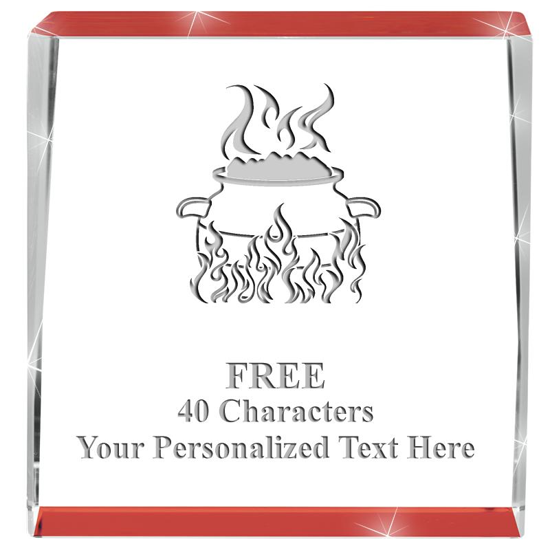 3" SPOTLIGHT RED CRYSTAL