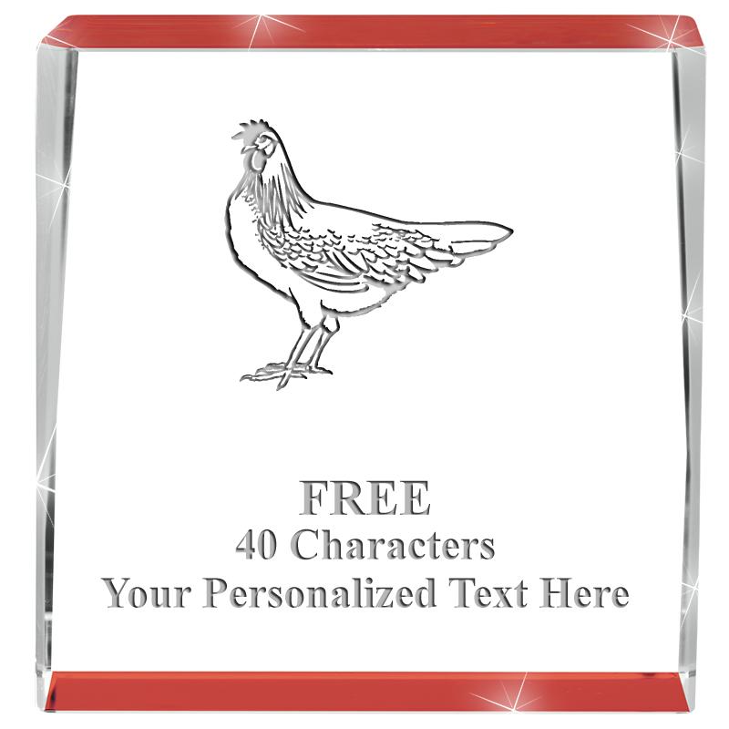 3" SPOTLIGHT RED CRYSTAL