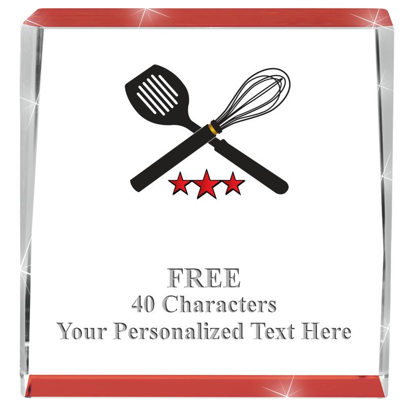 3" SPOTLIGHT RED CRYSTAL