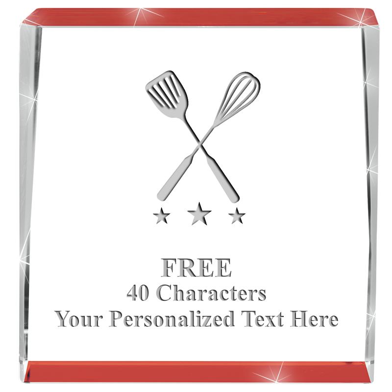 3" SPOTLIGHT RED CRYSTAL