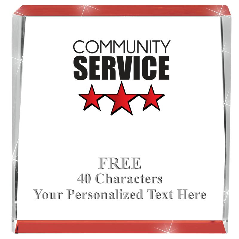 3" SPOTLIGHT RED CRYSTAL