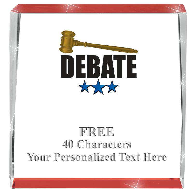 3" SPOTLIGHT RED CRYSTAL