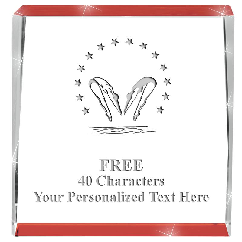 3" SPOTLIGHT RED CRYSTAL