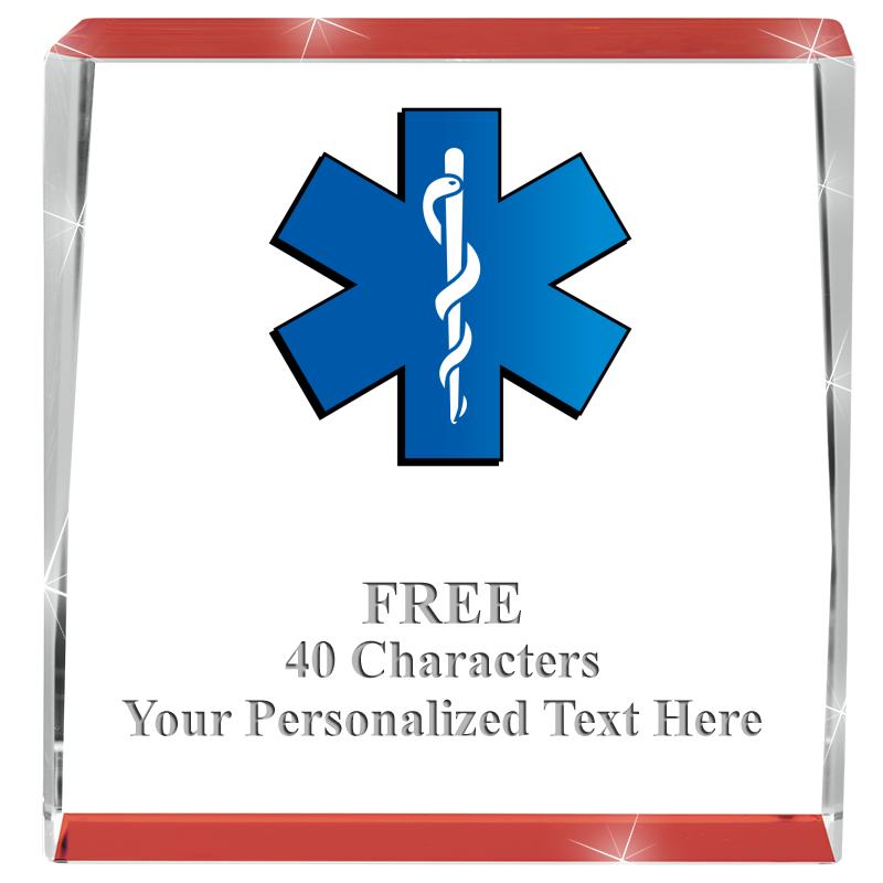 3" SPOTLIGHT RED CRYSTAL