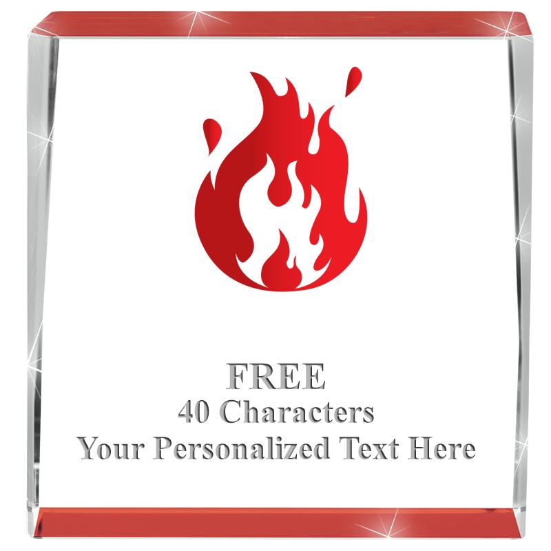 3" SPOTLIGHT RED CRYSTAL