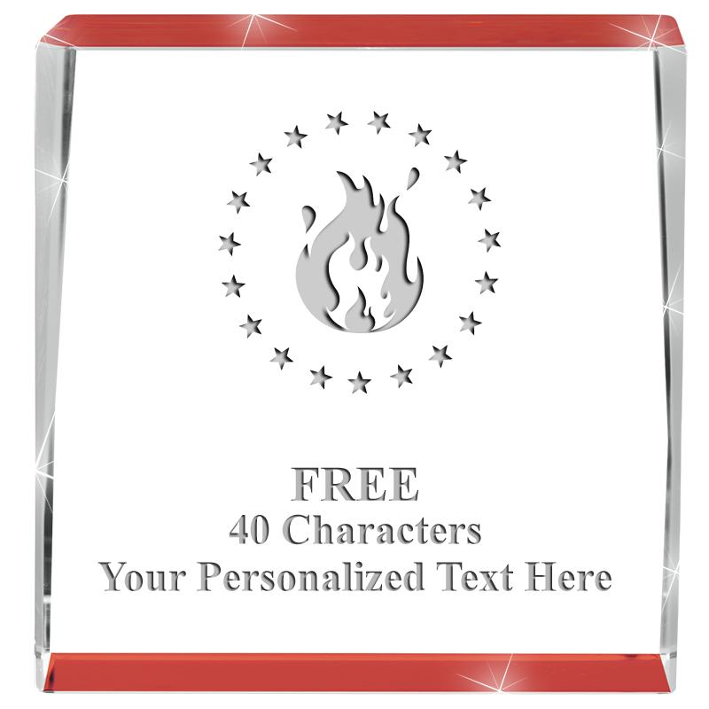 3" SPOTLIGHT RED CRYSTAL