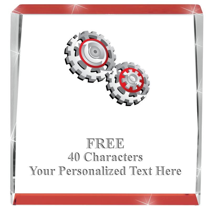 3" SPOTLIGHT RED CRYSTAL