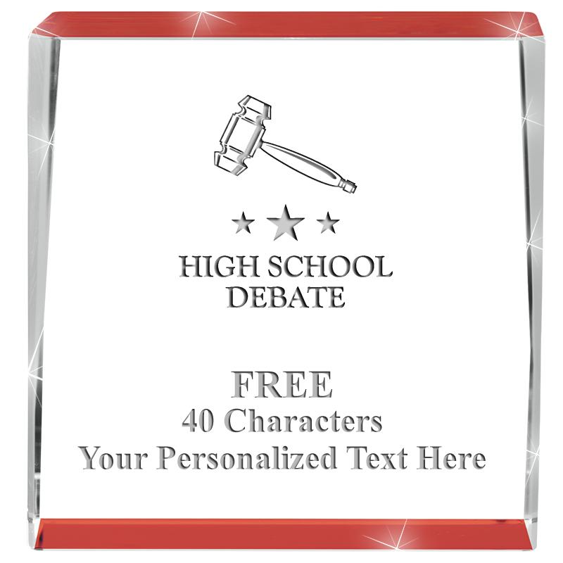 3" SPOTLIGHT RED CRYSTAL