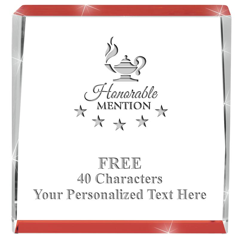 3" SPOTLIGHT RED CRYSTAL