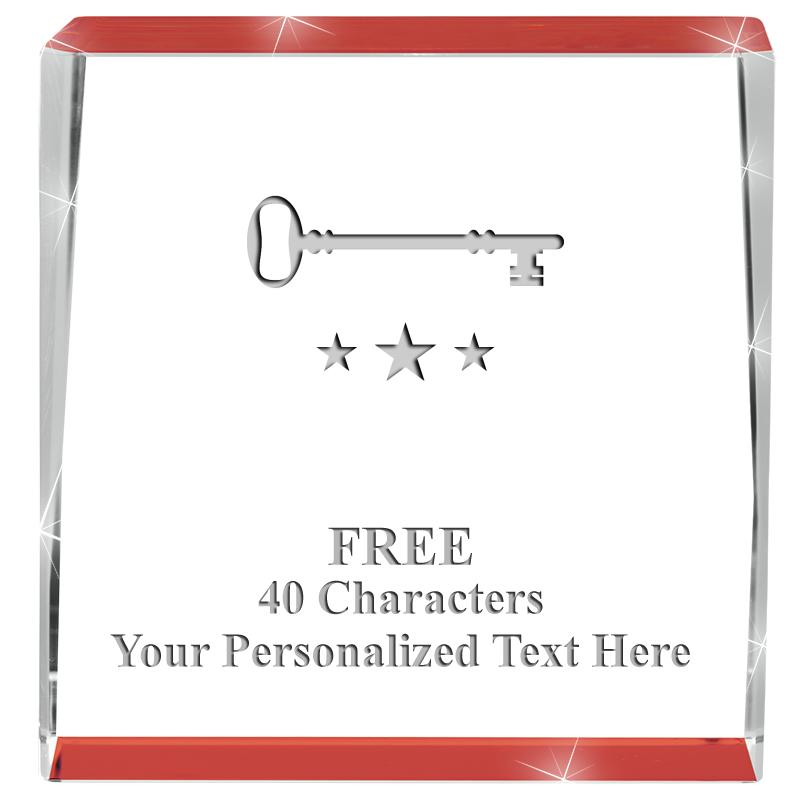 3" SPOTLIGHT RED CRYSTAL