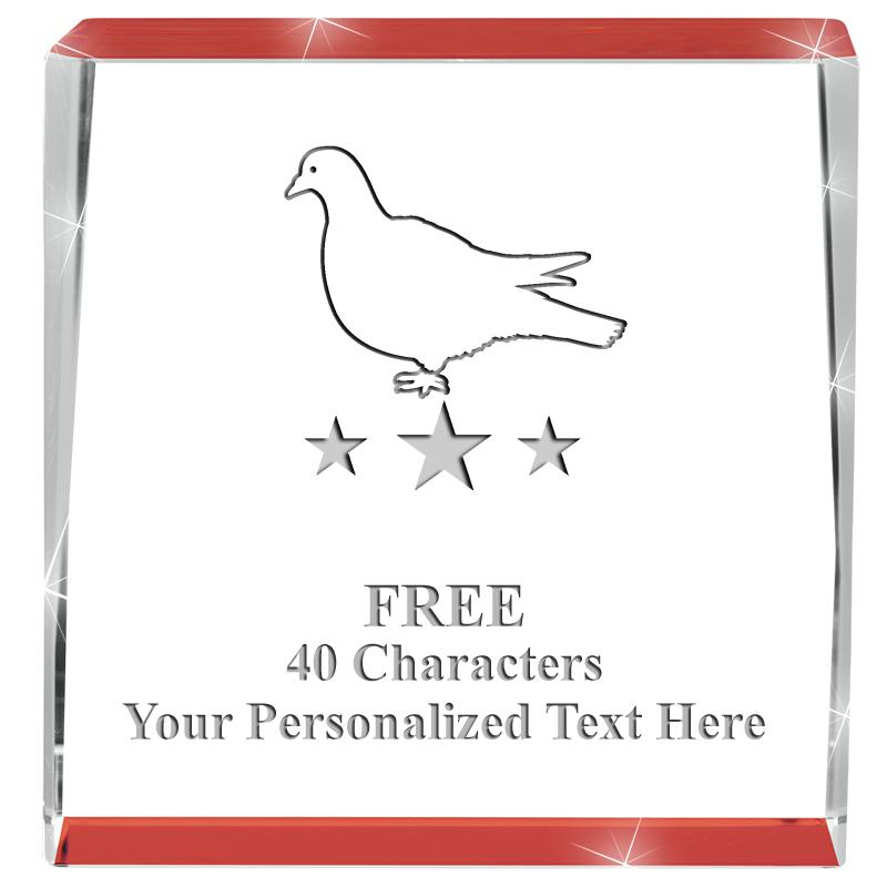 3" SPOTLIGHT RED CRYSTAL