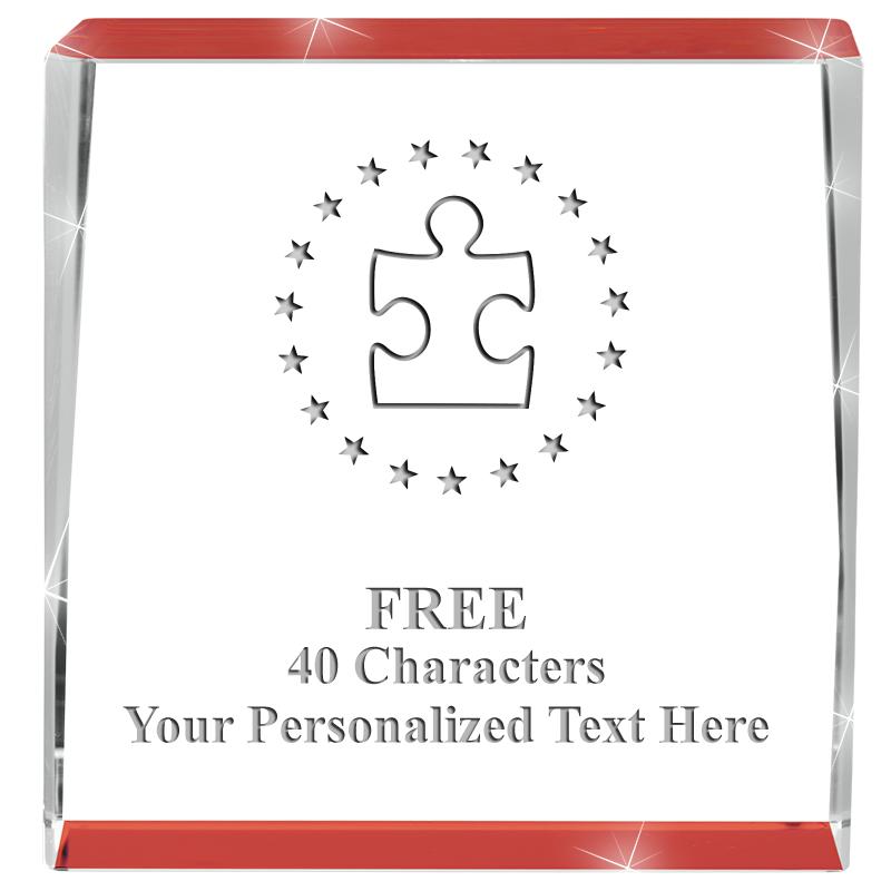 3" SPOTLIGHT RED CRYSTAL