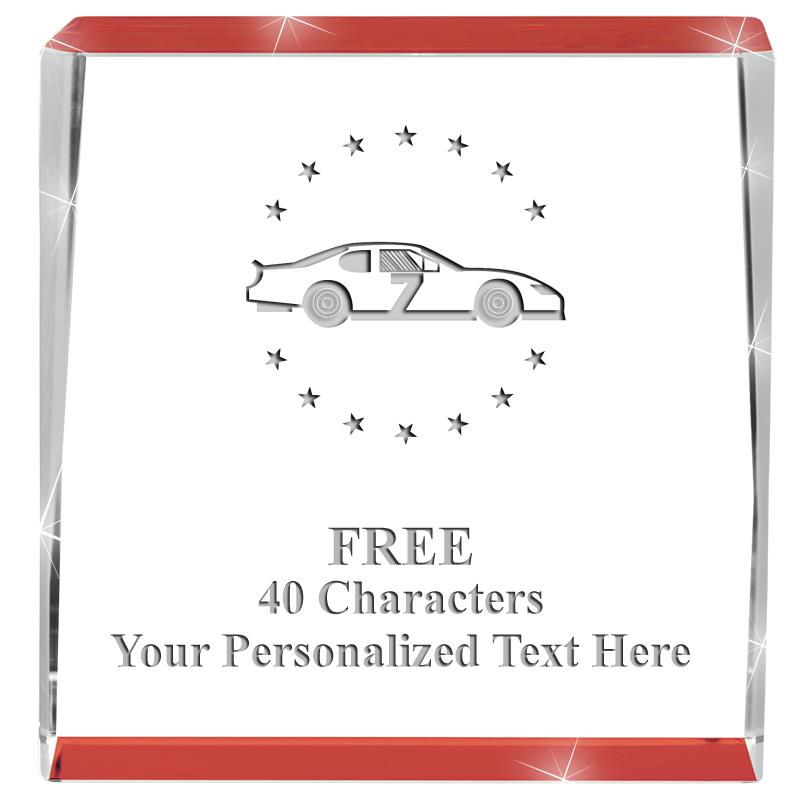 3" SPOTLIGHT RED CRYSTAL